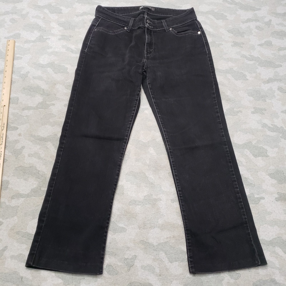 Levi's 529 Jeans Womens 31x28 Black Curvy Straight